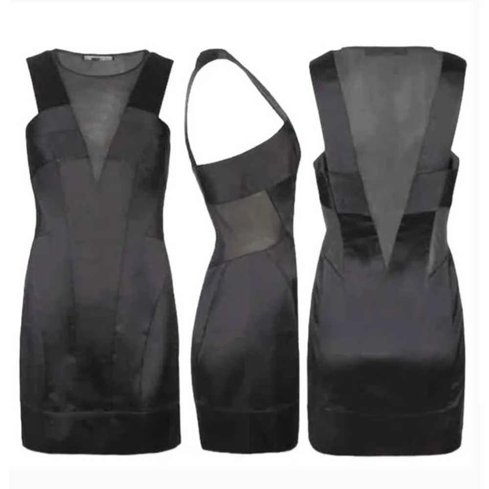 AllSaints Emi Black Dress